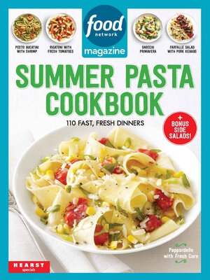 cover image of Food Network Summer Pasta Cookbook